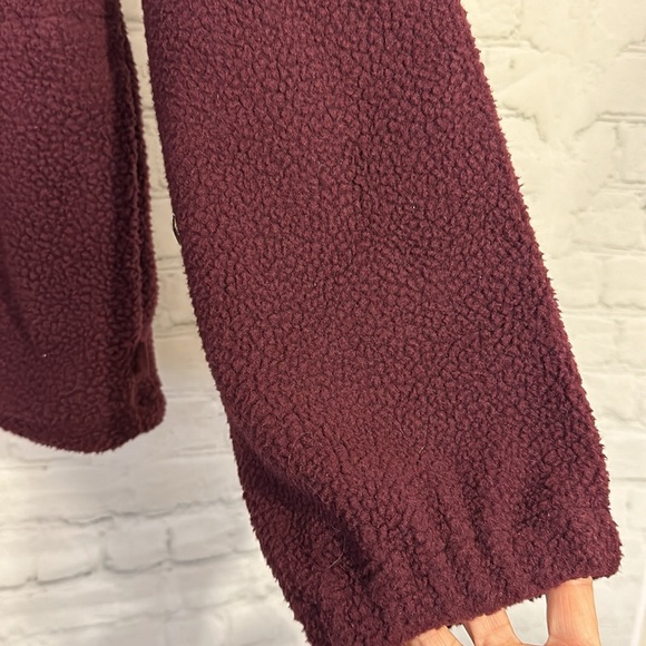 Bass Outdoor Sherpa B Warm burgundy jacketet - Picture 4 of 9